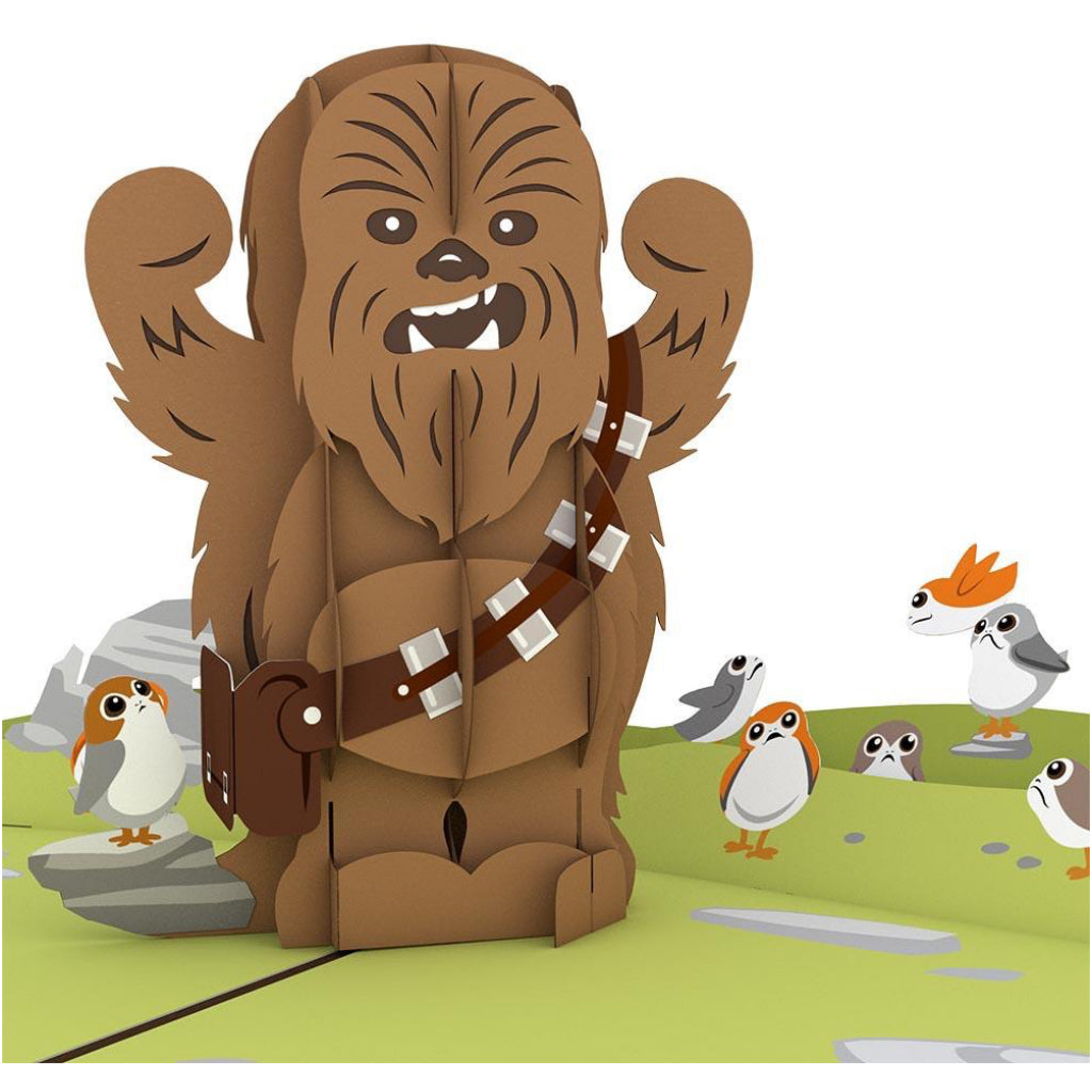 Star Wars Chewbacca 3D Pop Up Card