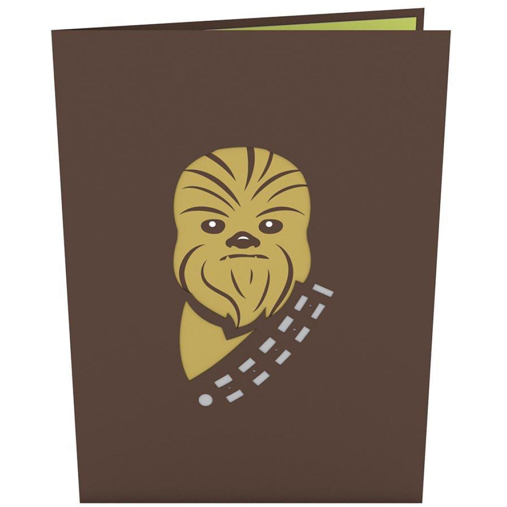 Star Wars Chewbacca 3D Pop Up Card Cover