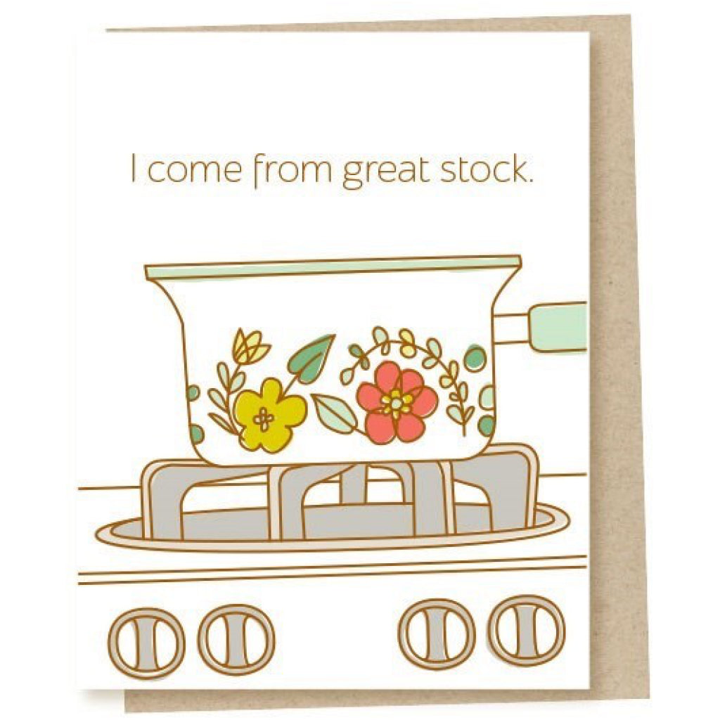 Stove Pot Great Stock Mom Card