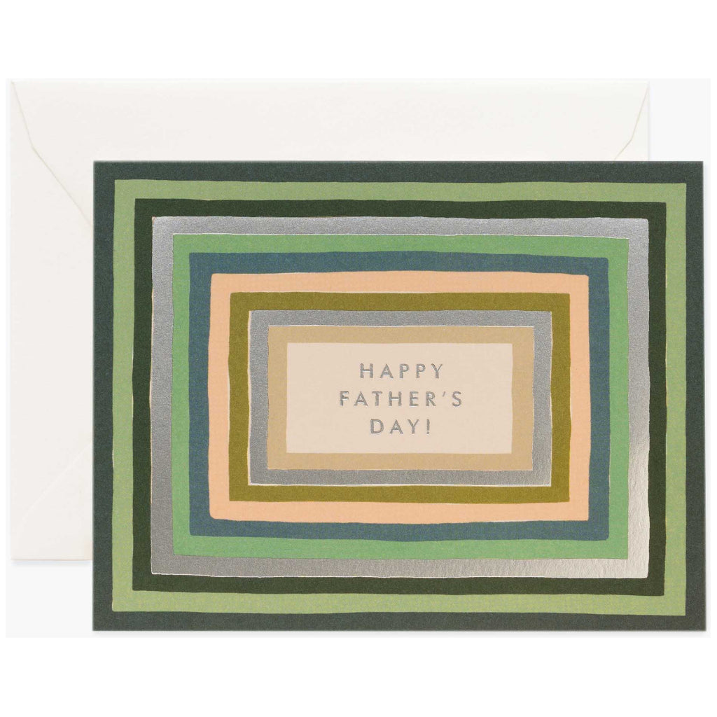 Striped Father's Day Card
