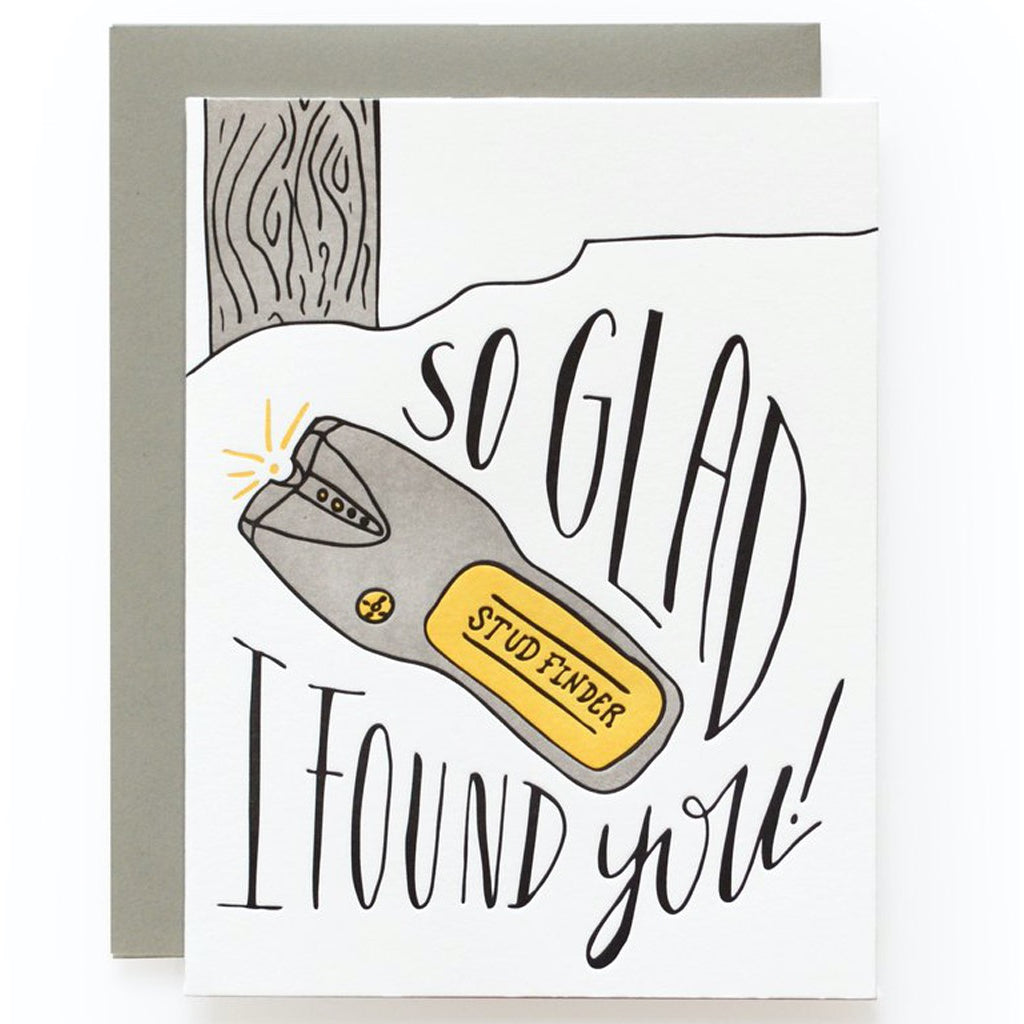 Studfinder So Glad I Found You Card
