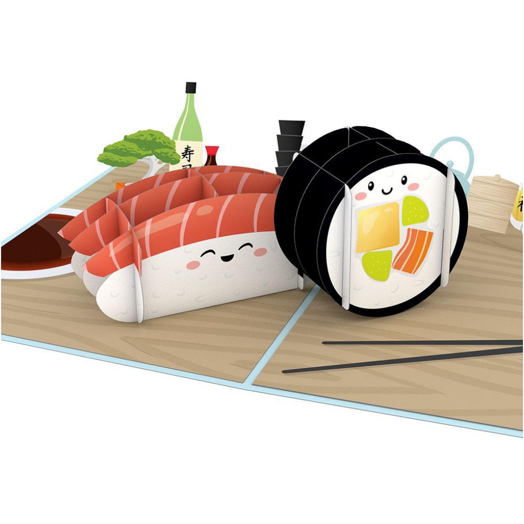 Sushi 3D Pop Up Card