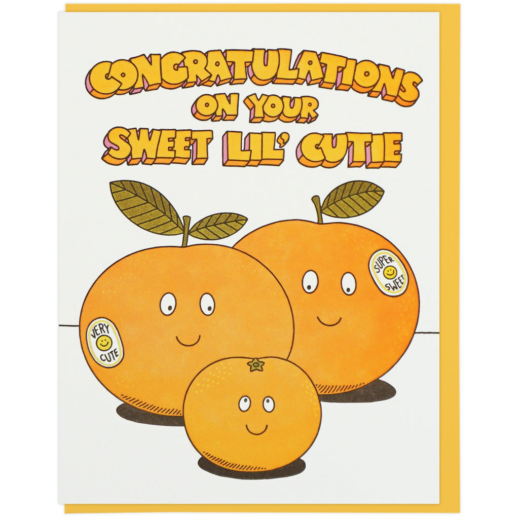 Sweet Lil' Cutie Oranges Card