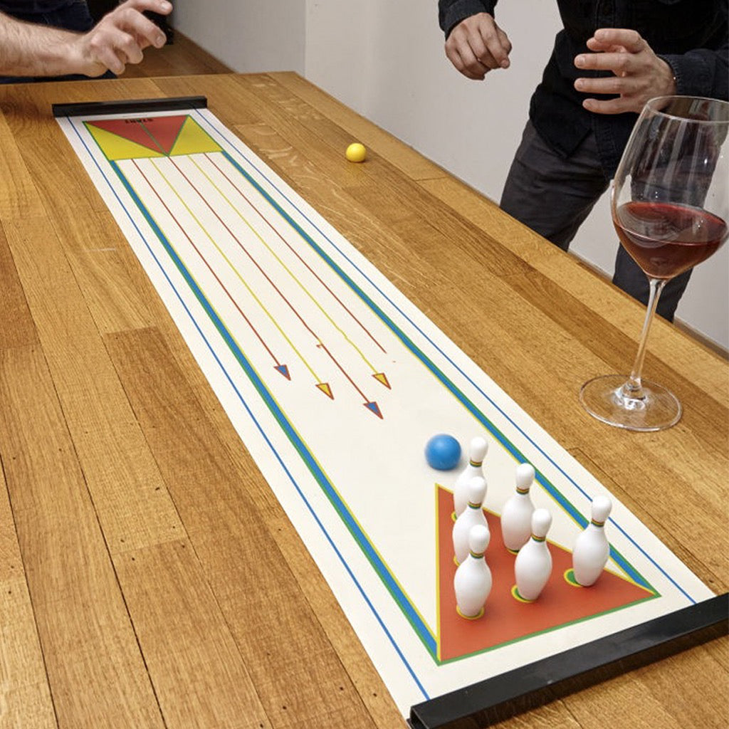 Tabletop Bowling In Use
