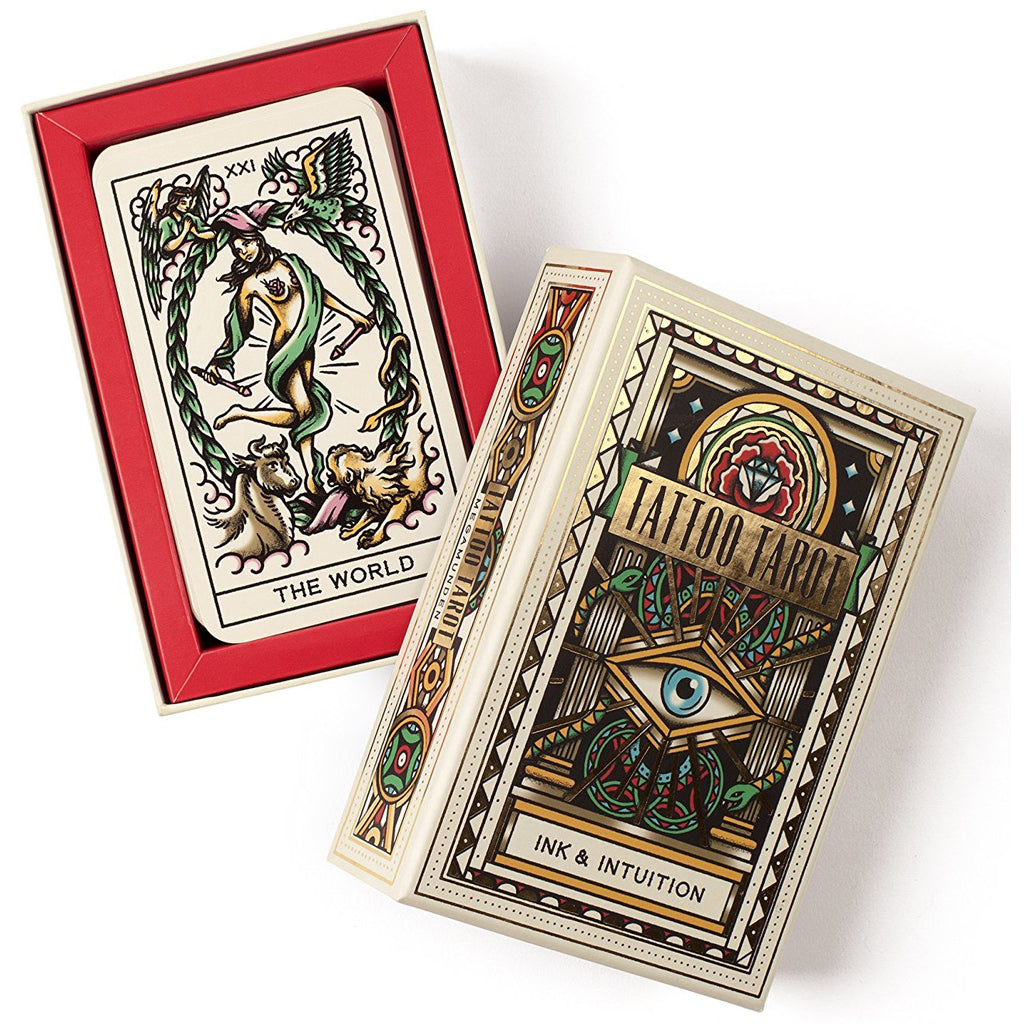 Sample of Tattoo Tarot Card Deck.