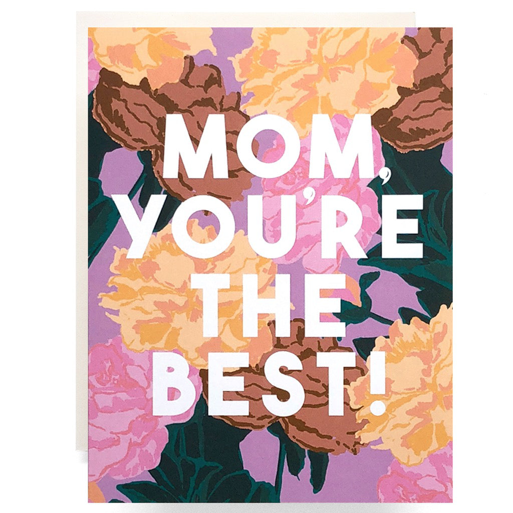 The Best Mom Roses Card