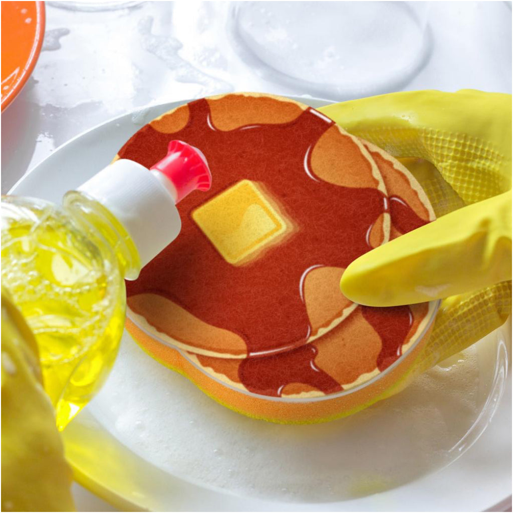 The Breakfast Scrub Sponge Set Lifestyle