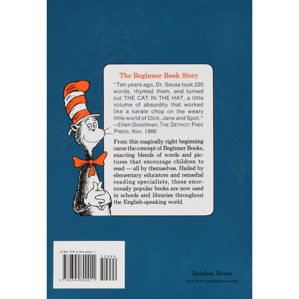 Back of The Cat In The Hat.