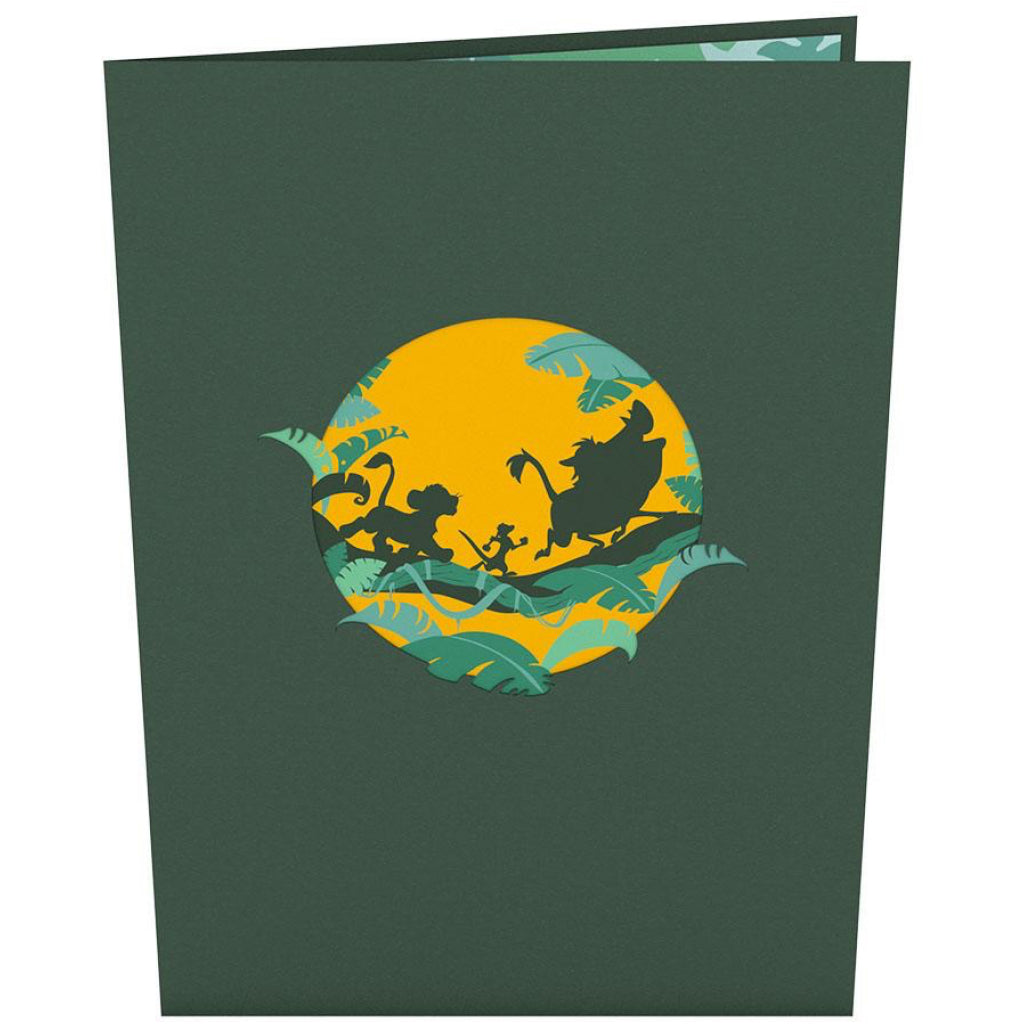 The Lion King No Worries 3D Pop Up Card Cover