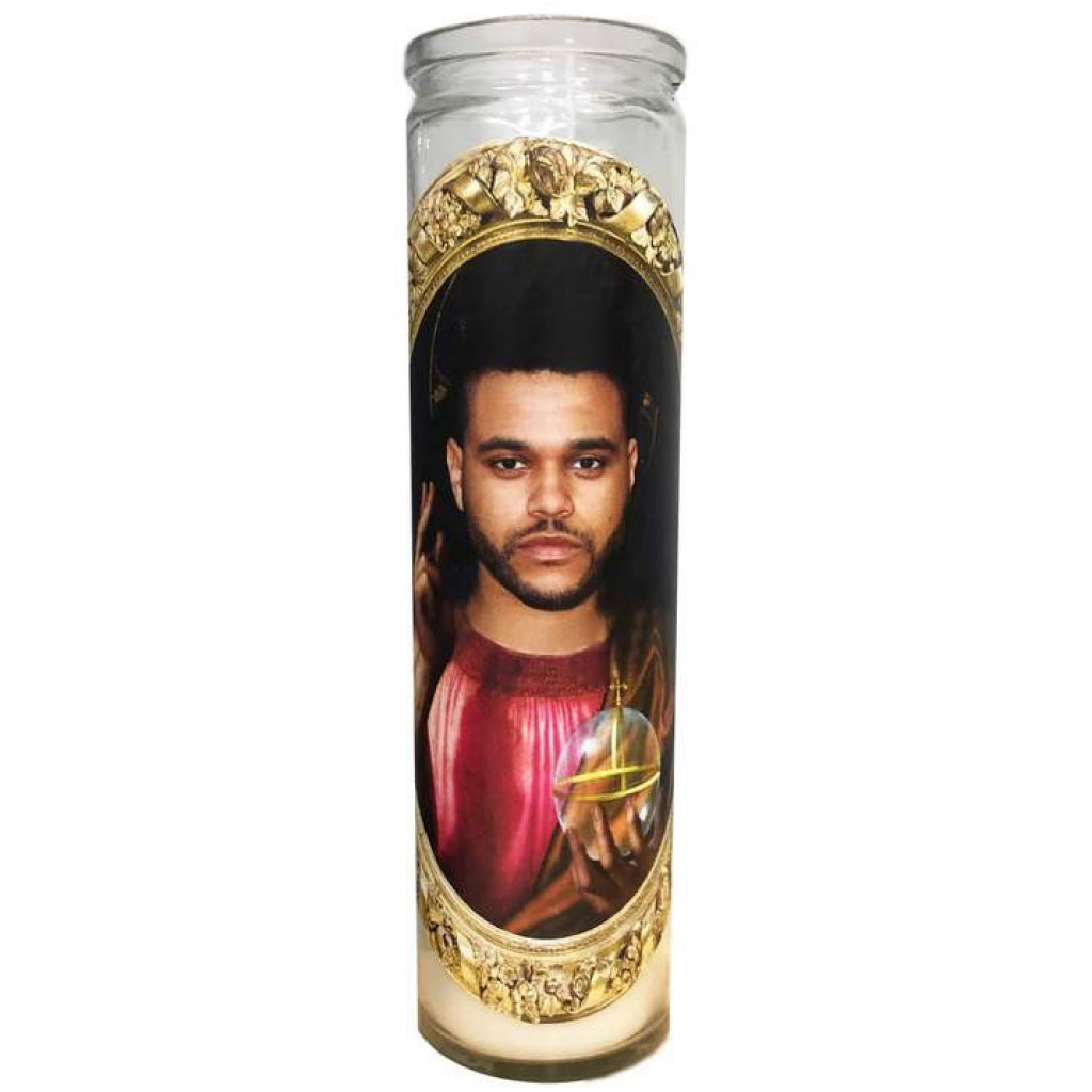 The Weeknd Celebrity Prayer Candle