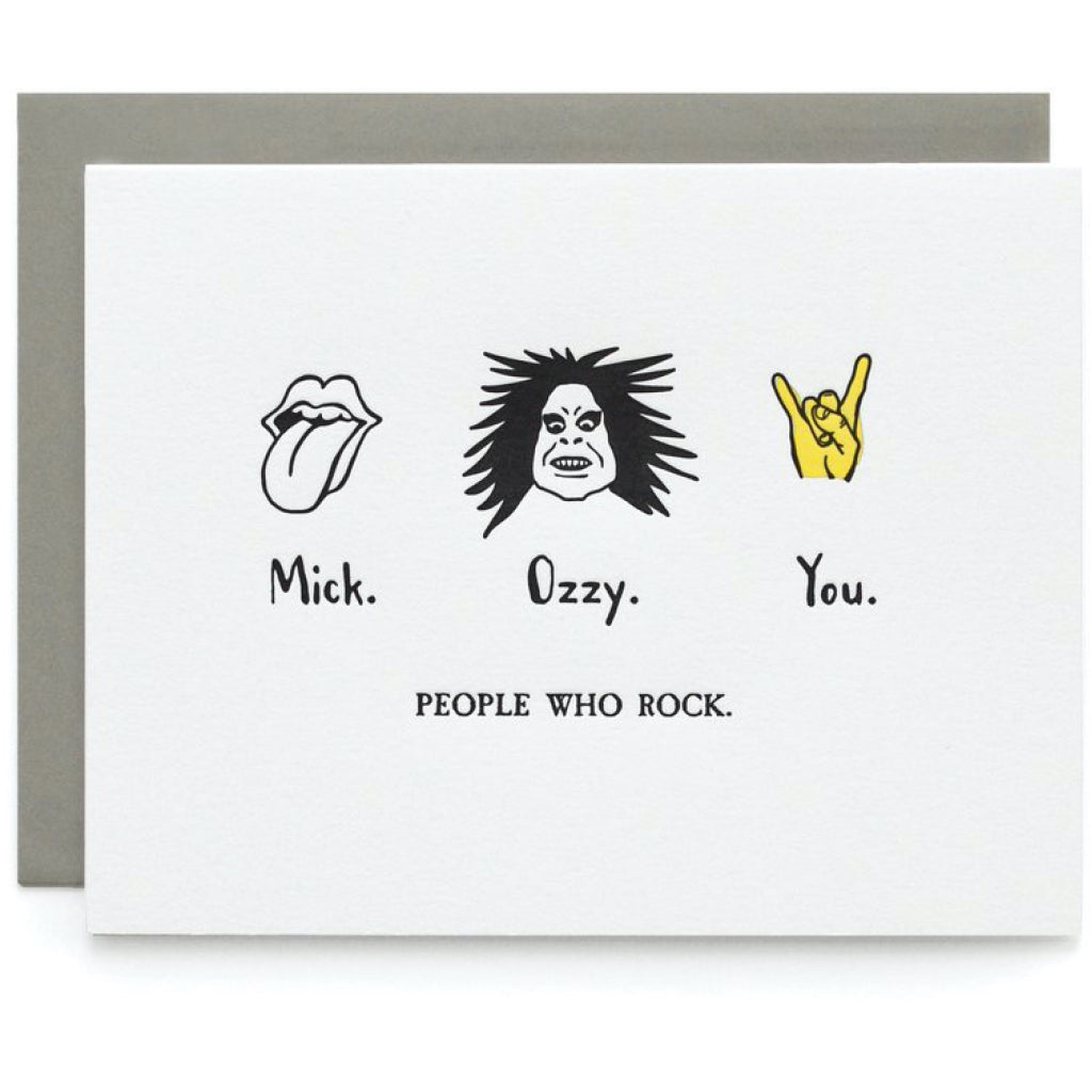 Three Things - You Rock Card