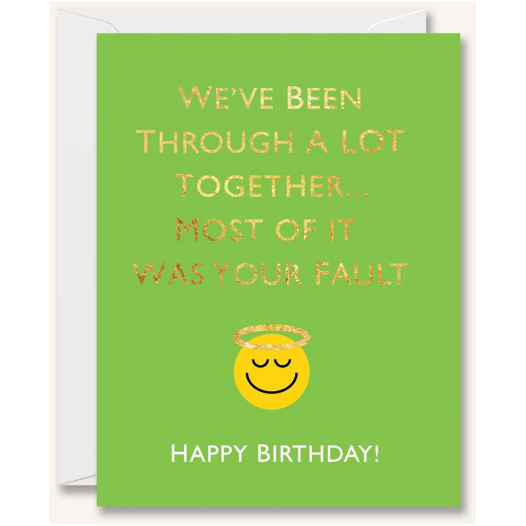 Through A Lot Birthday Card
