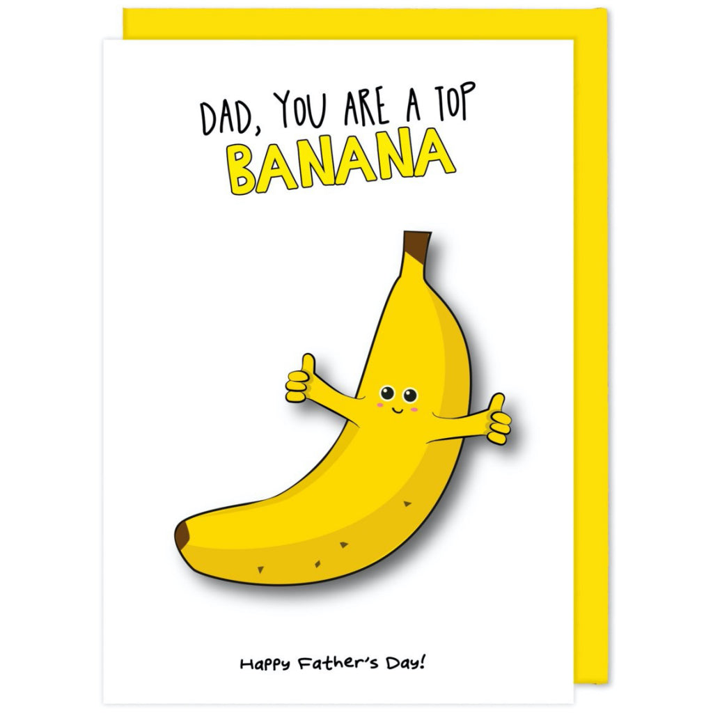 Top Banana Dad Card