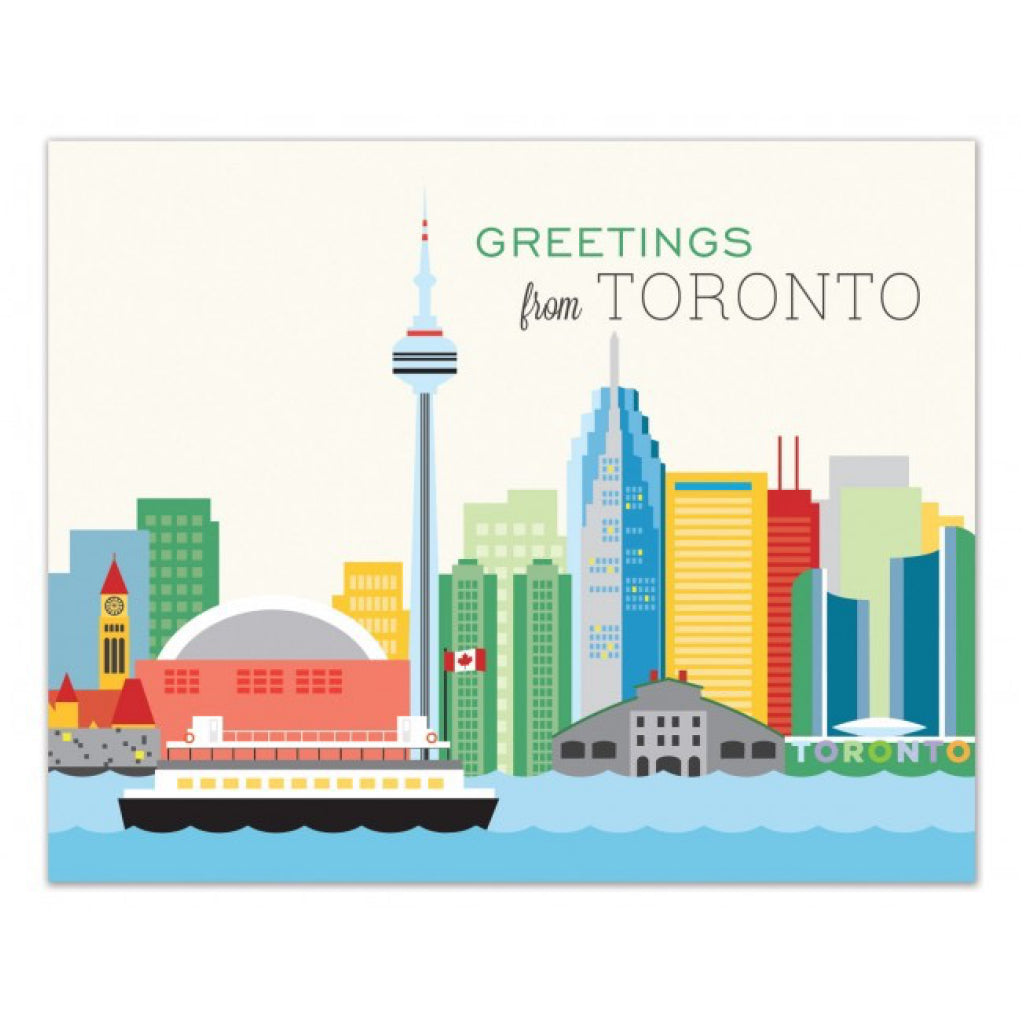 Toronto Skyline Card