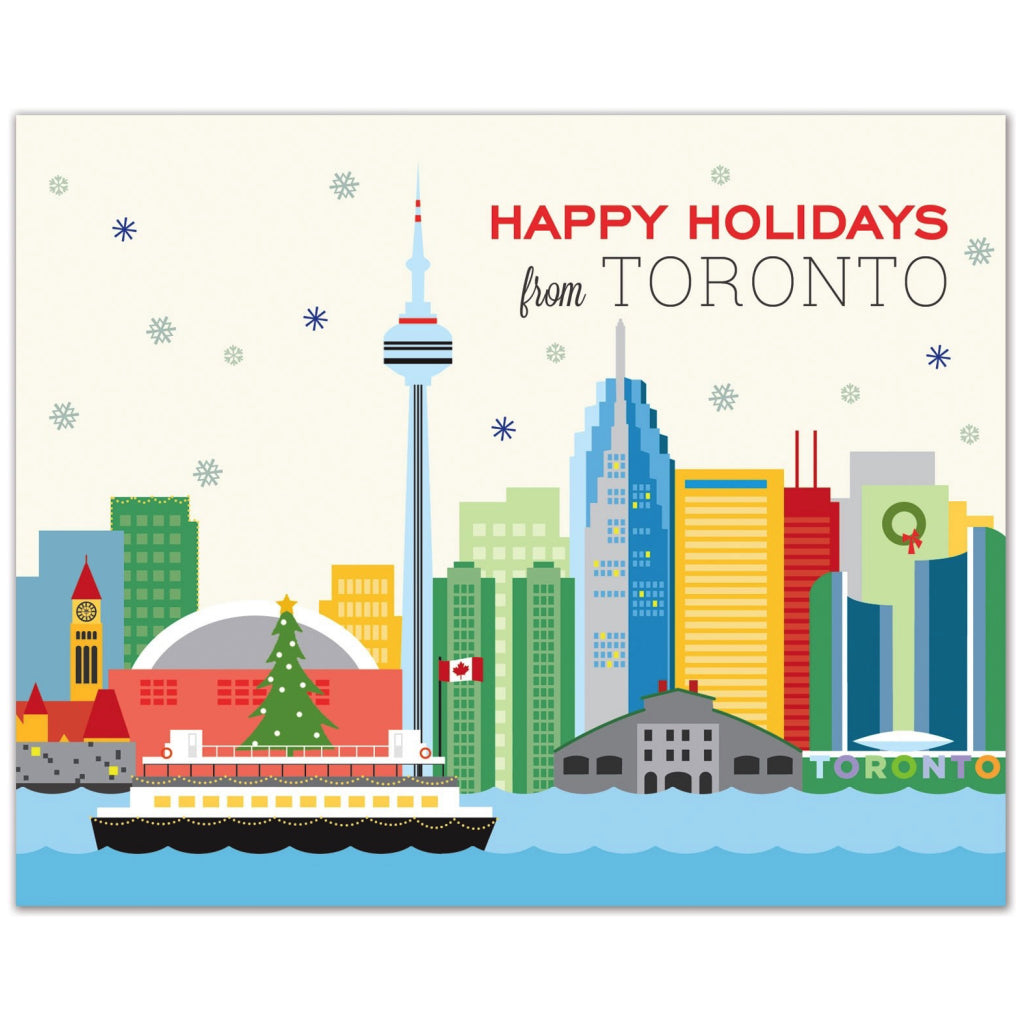 Toronto Skyline Holiday Card