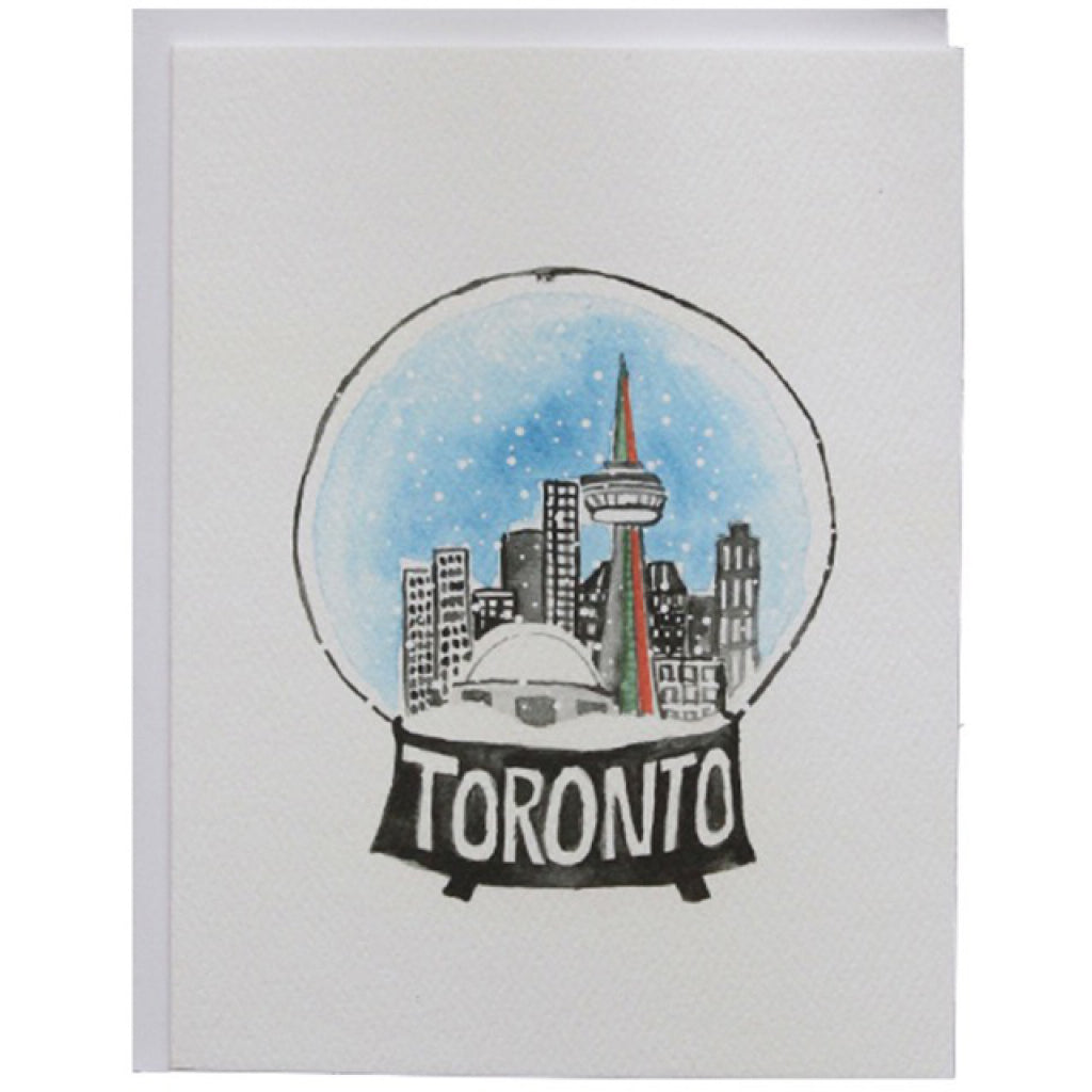 Toronto Snowglobe Card