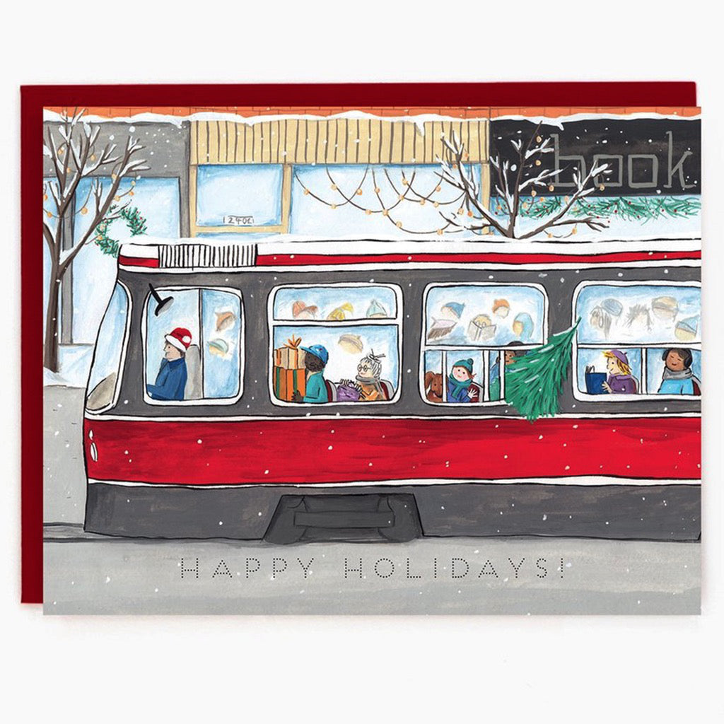 Toronto Streetcar Holiday Card