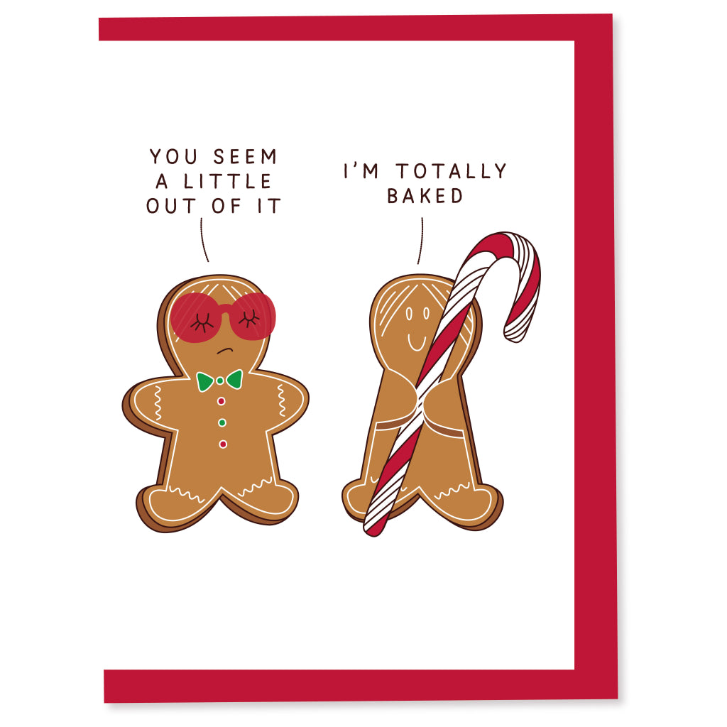 Totally Baked Gingerbread People Card