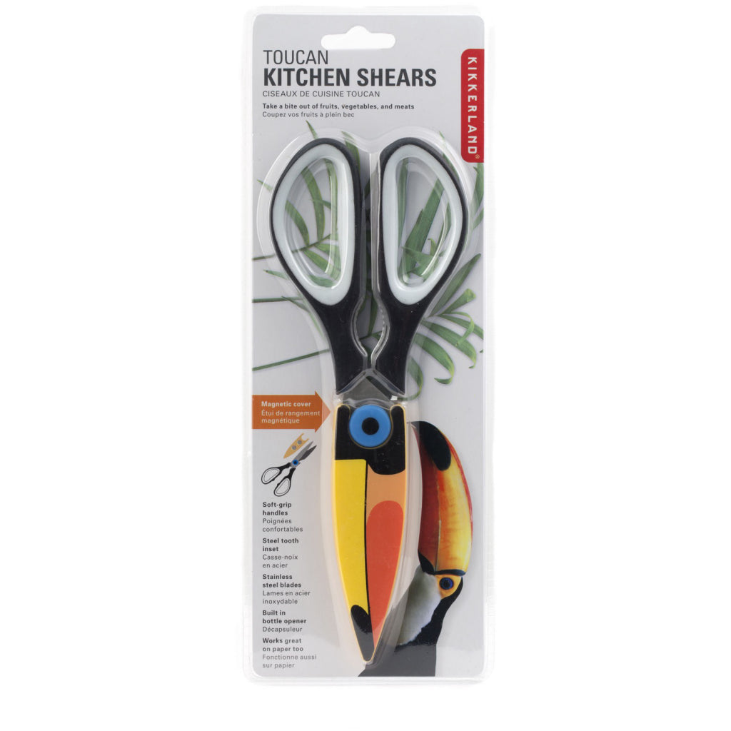 Toucan Kitchen Shears In Package