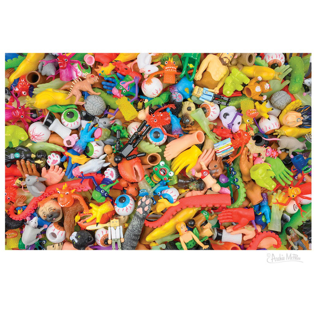 Toy Explosion Puzzle Poster