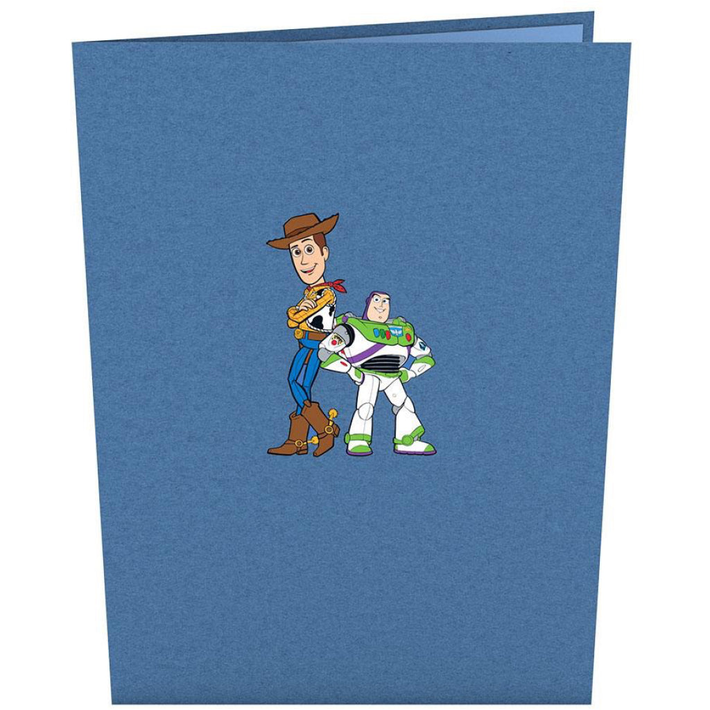 Toy Story Woody & Buzz 3D Pop Up Card Cover