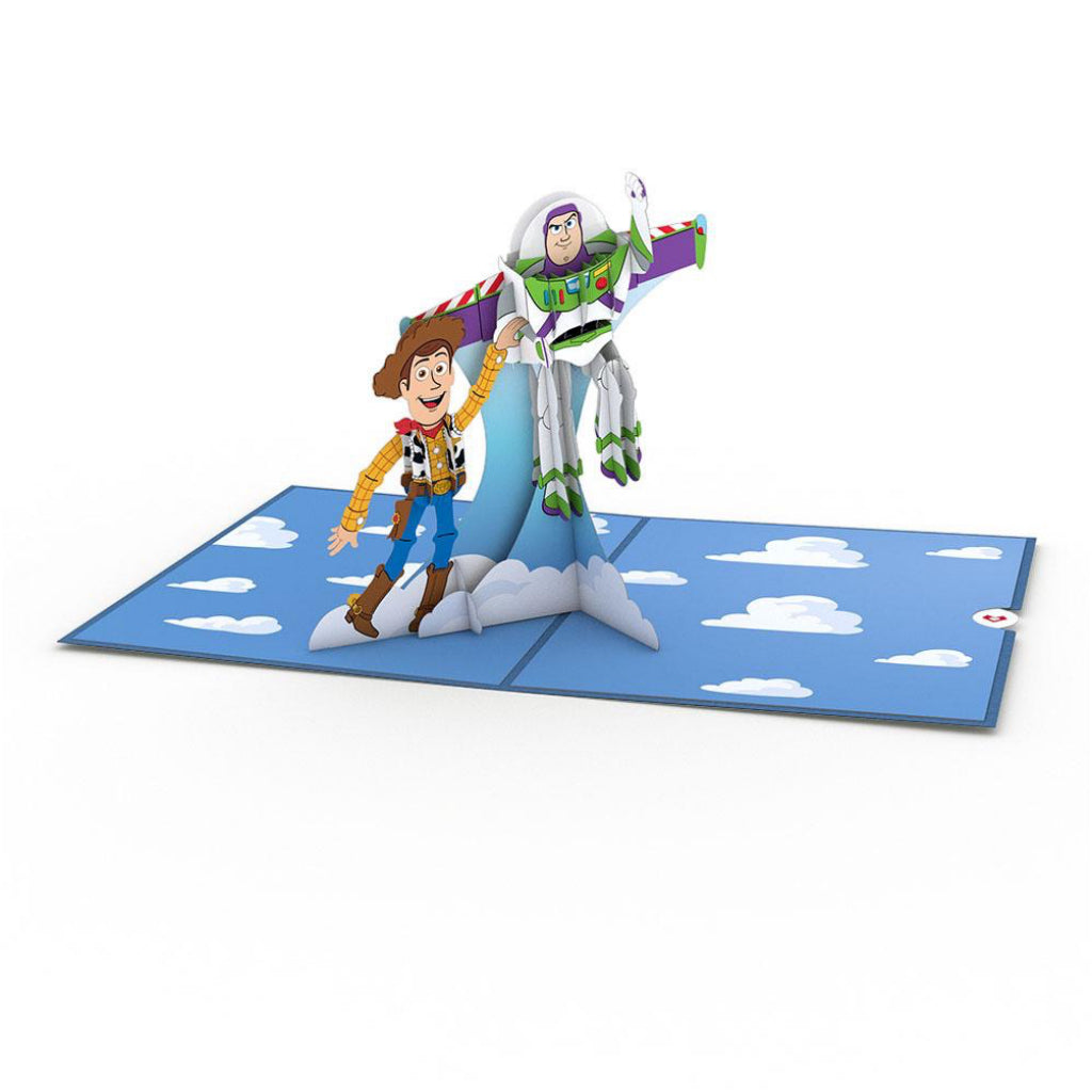 Toy Story Woody & Buzz 3D Pop Up Card Full view