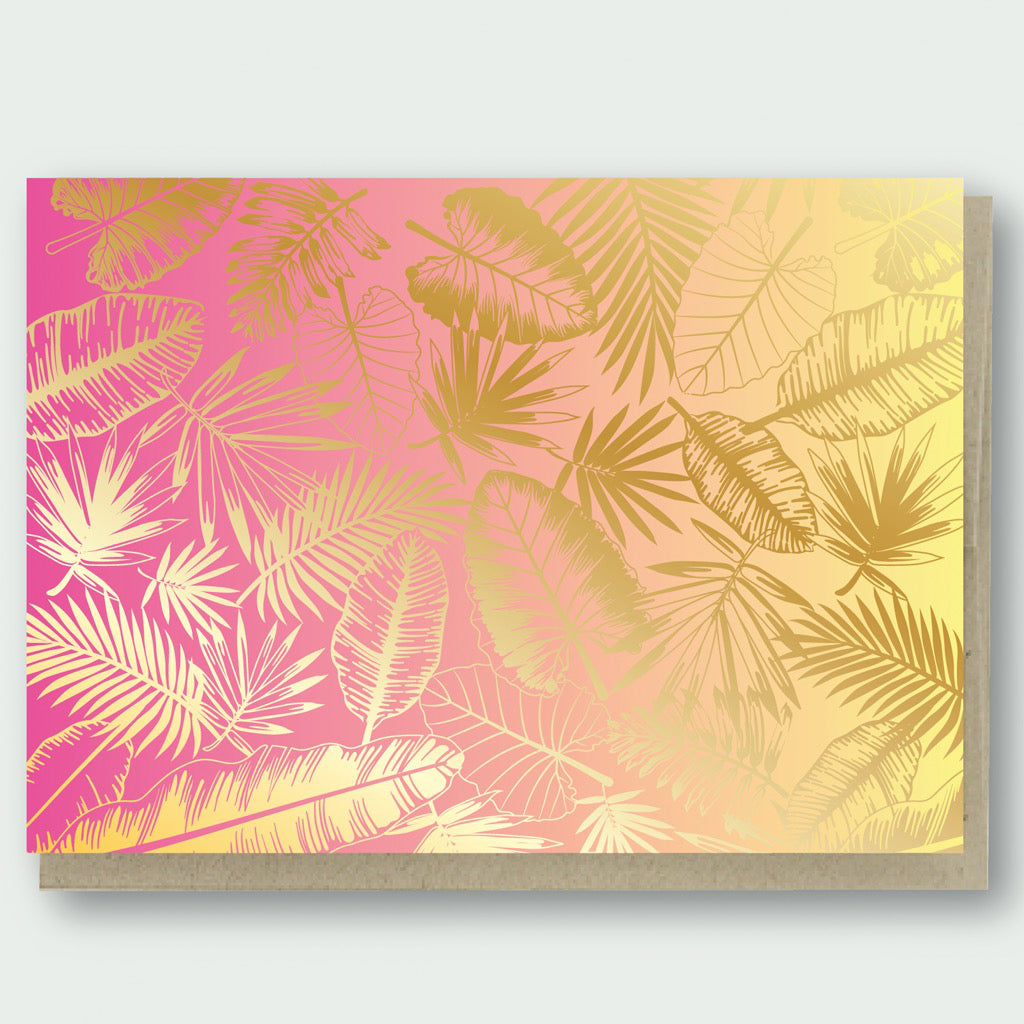 Tropical Foliage Card