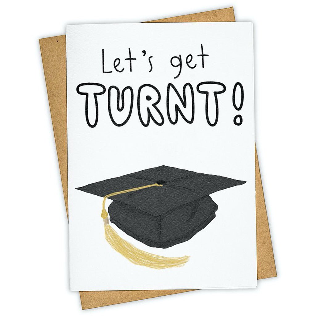 Turnt Cap Turnt Grad Cap Card by Tay Ham – Outer Layer