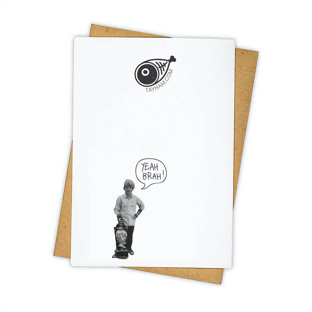 Turnt Grad Cap Card Reverse