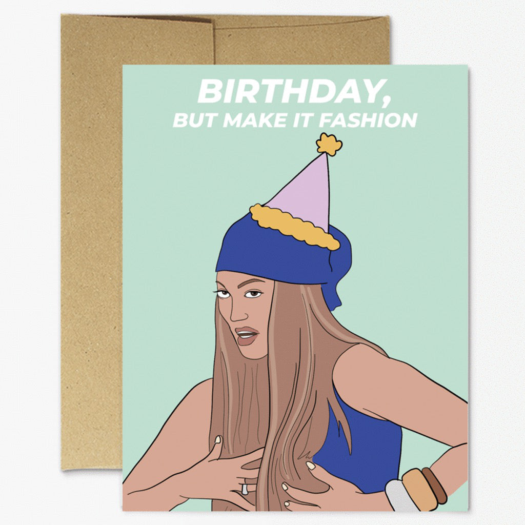 Tyra Birthday Fashion Card