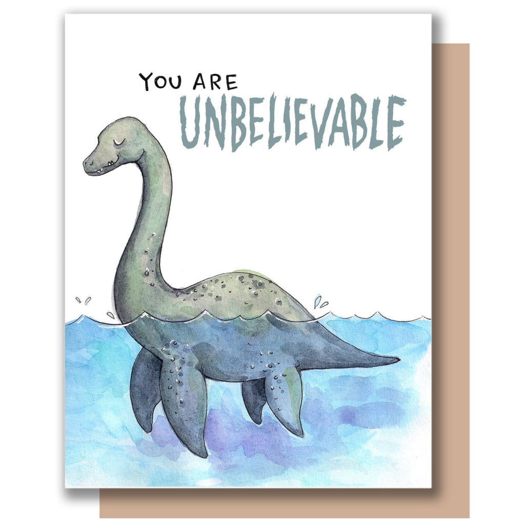 Unbelievable Loch Ness Monster Card