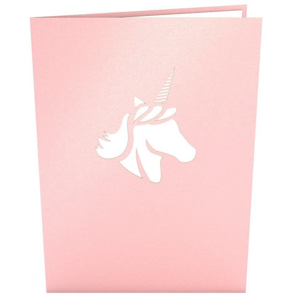 Unicorn 3D Pop Up Card Cover