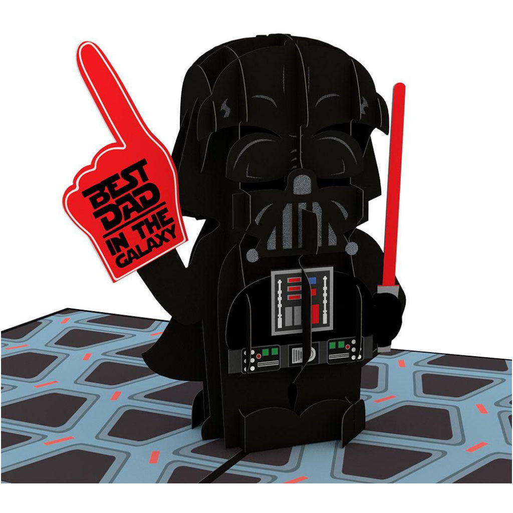 Darth Vader: Best Dad in the Galaxy 3D Pop Up Card Detail