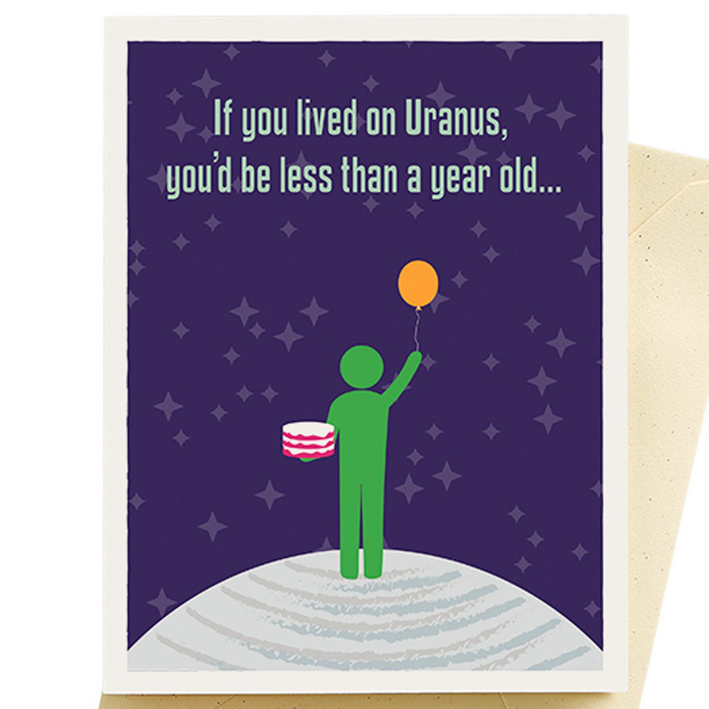 Uranus Birthday Card