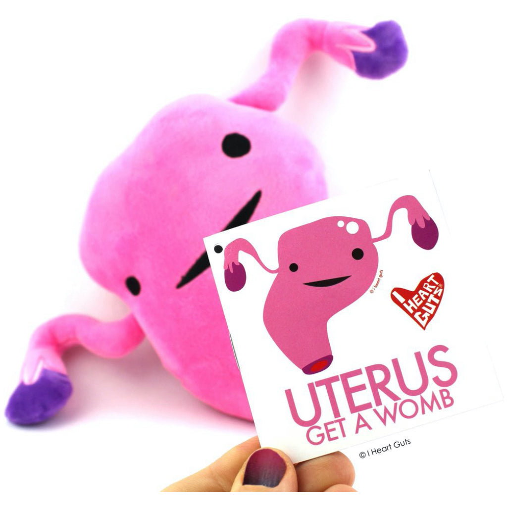 Uterus Plush Tag