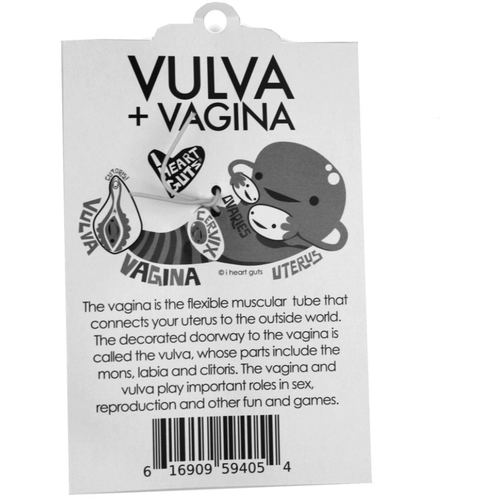 Vagina & Vulva Key Chain Description