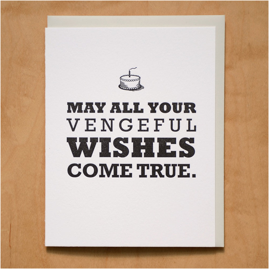Vengeful Wishes Card