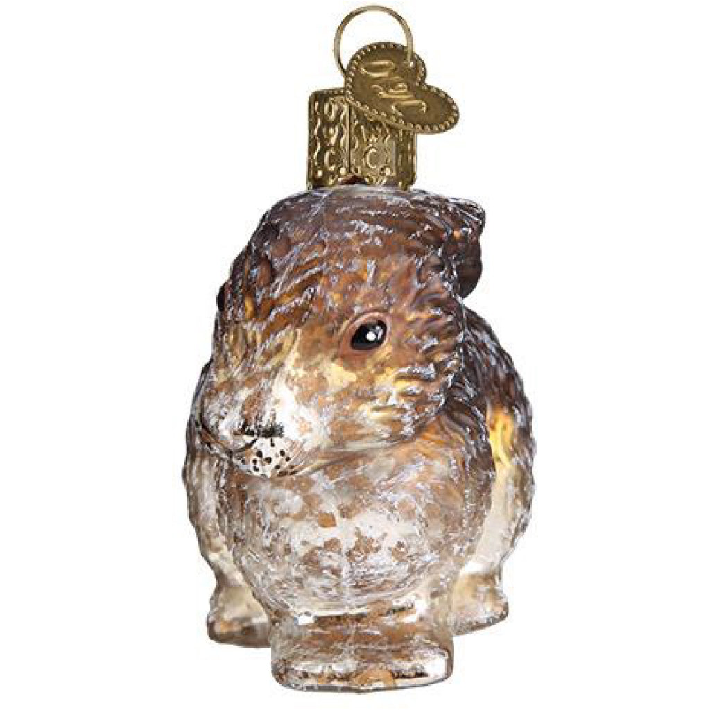Front of Vintage Bunny Ornament.