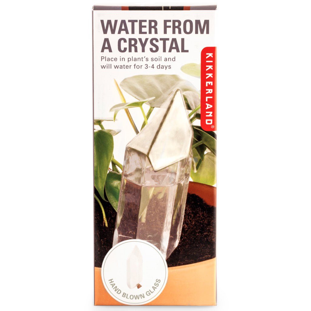Packaging of Water From A Crystal.