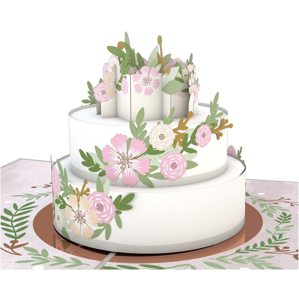 Wedding Cake 3D Pop Up Card