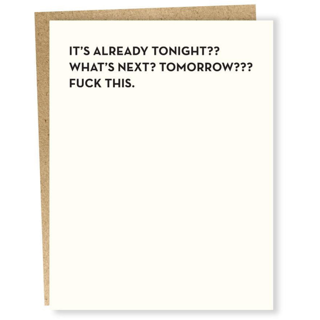 What's Next? Tomorrow? Card