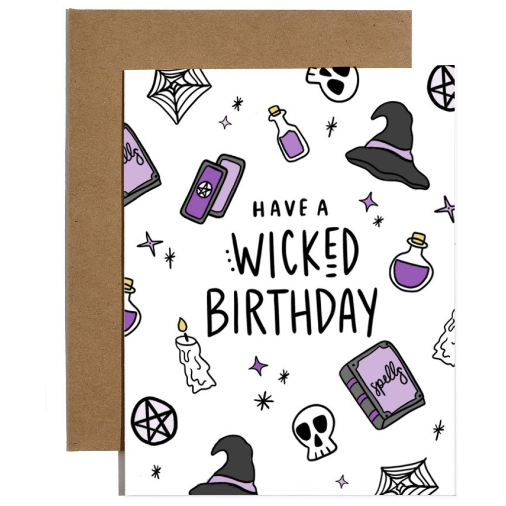 Wicked Witchy Birthday Card