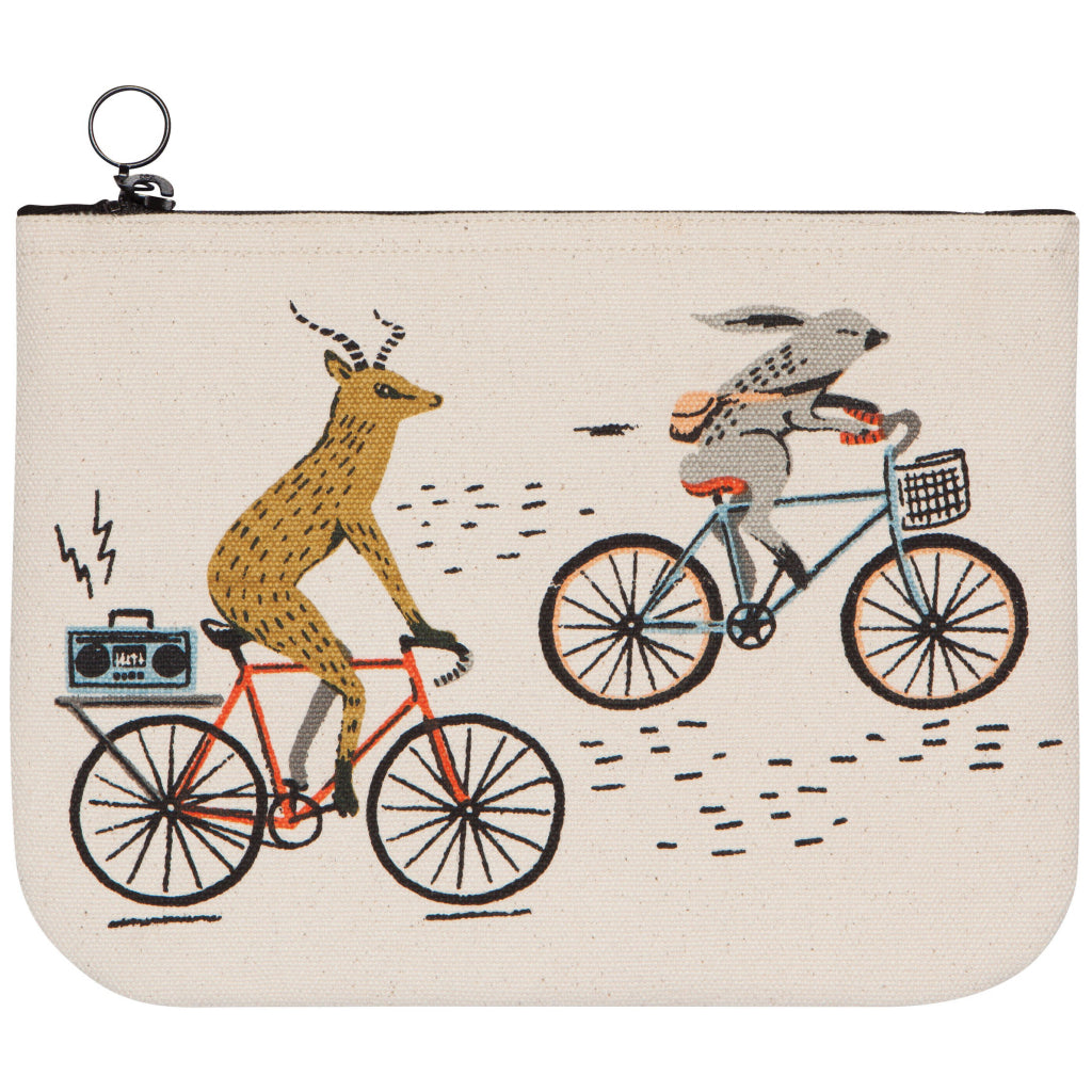 Wild Riders Large Zipper Pouch