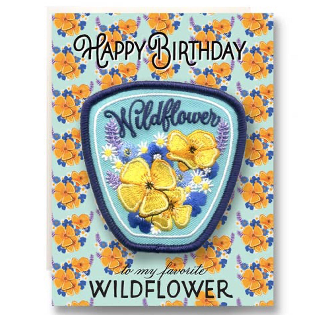 Wildflower Birthday Patch Card