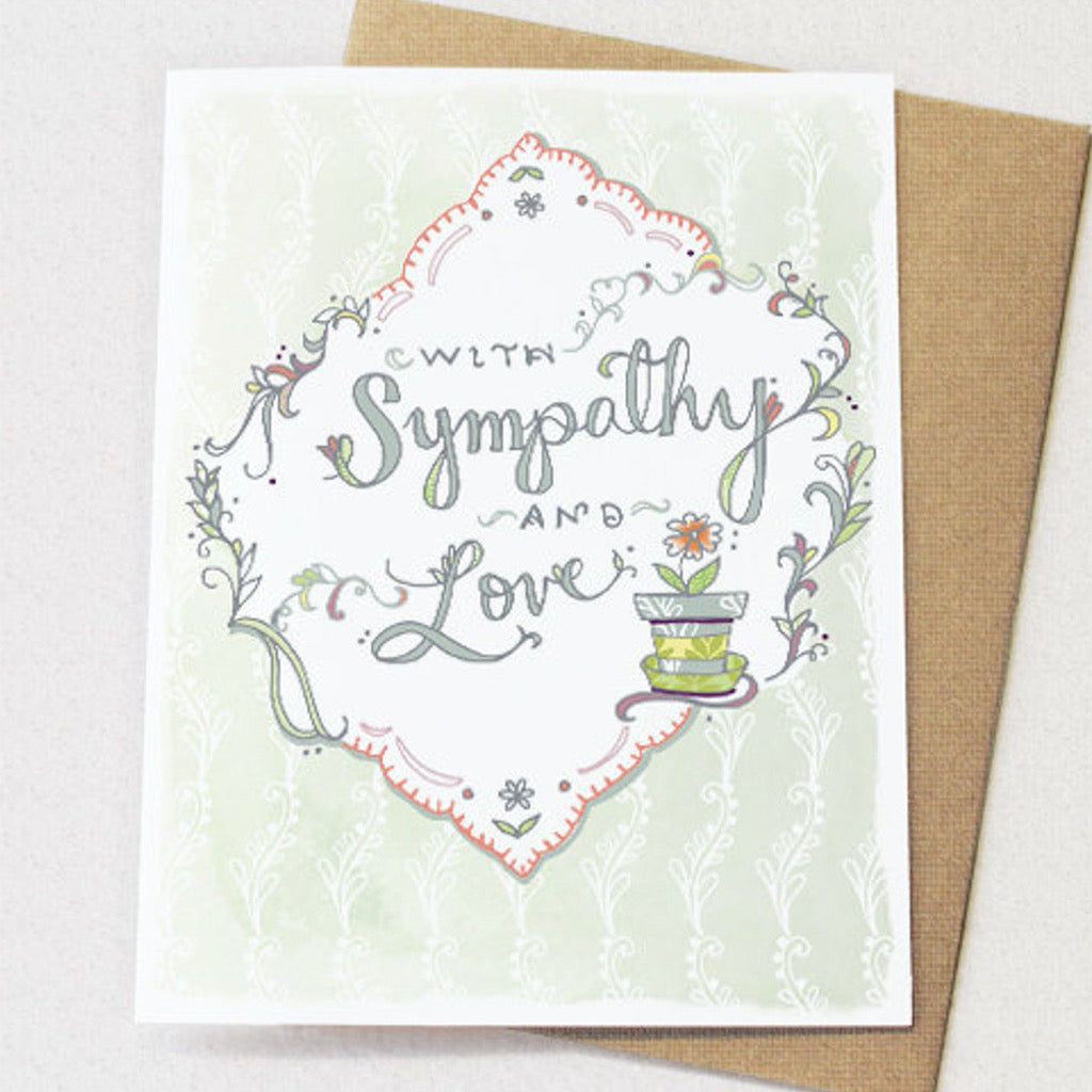 With Sympathy & Love Card