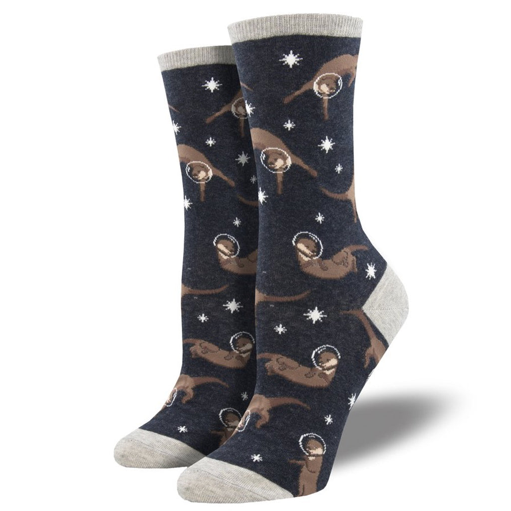 Women's Otter Space Socks Charcoal Heather