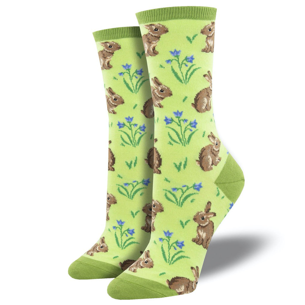 Women's Relaxed Rabbit Socks Green