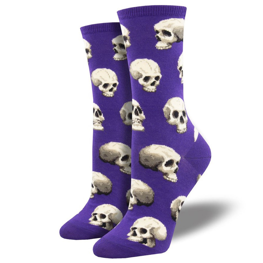 Women's Sacred Skulls Socks Purple