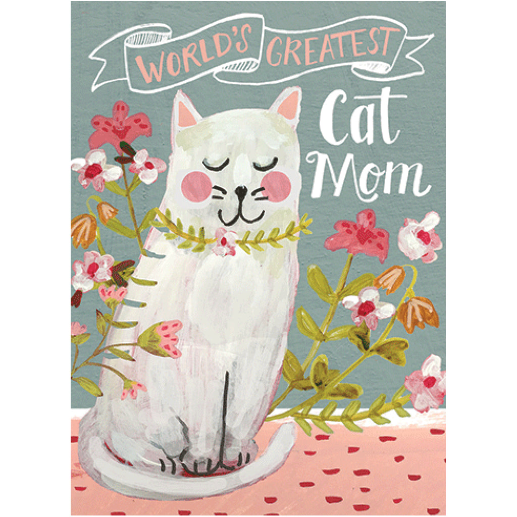 World's Greatest Cat Mom Card