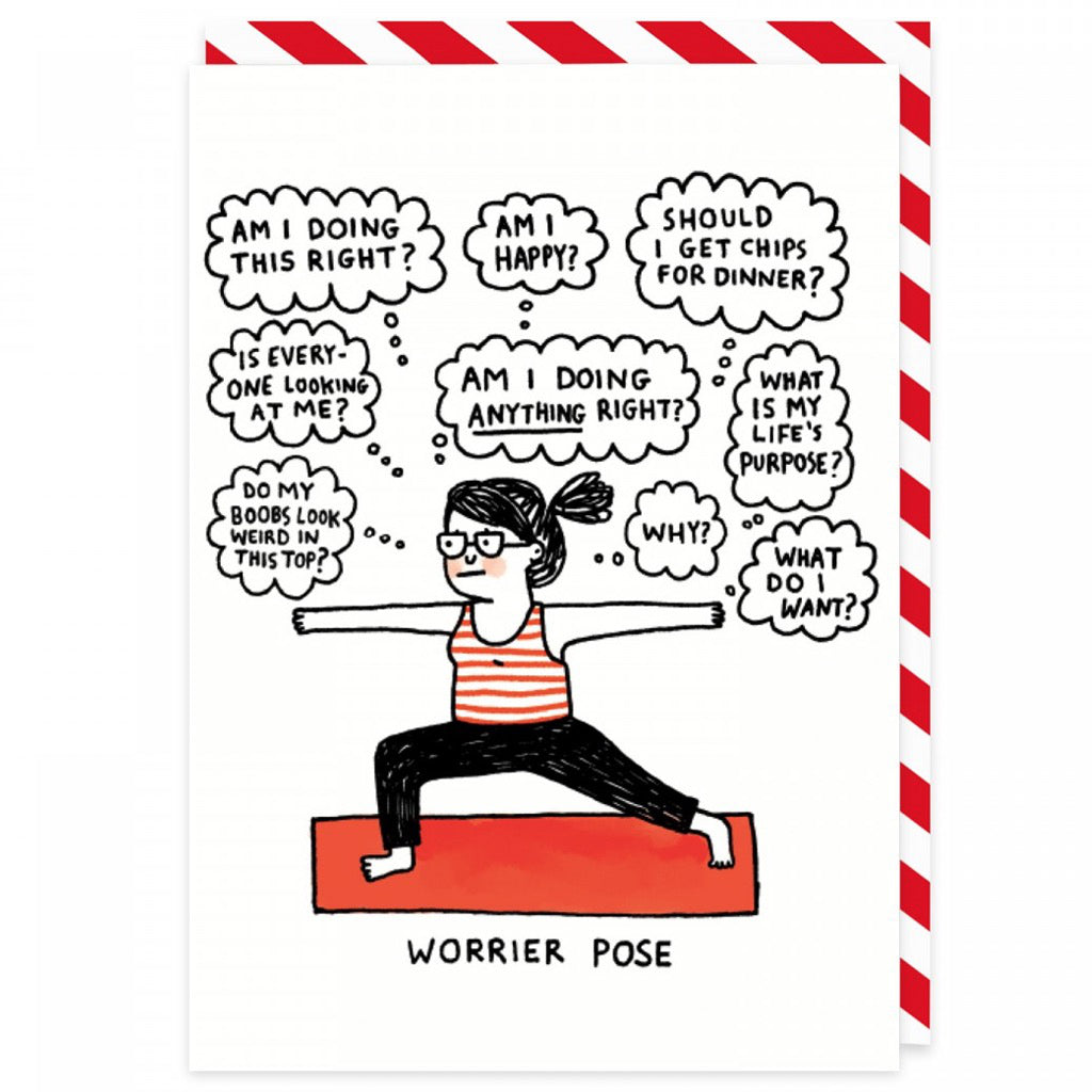 Worrier Pose Card